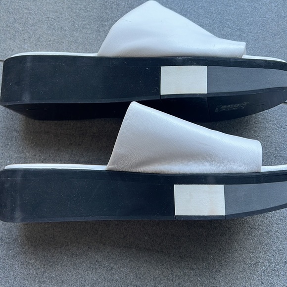 Clergerie Paris white platform sandals. Size 39.5 - Picture 4 of 9